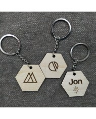 Llavero personalizado estilo nórdico