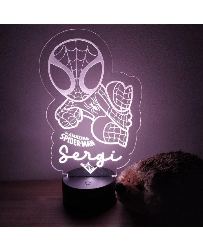 Lámpara infantil modelo Spiderman