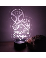 Lámpara infantil modelo Spiderman